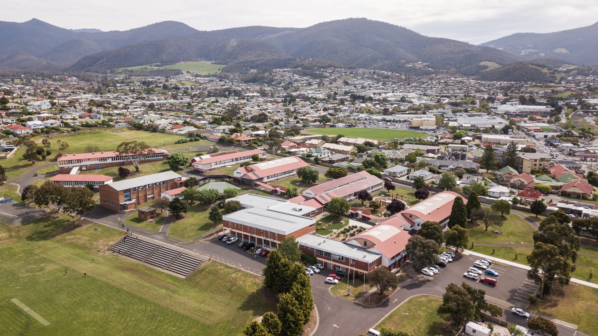 Aerial photo of Cosgrove High School