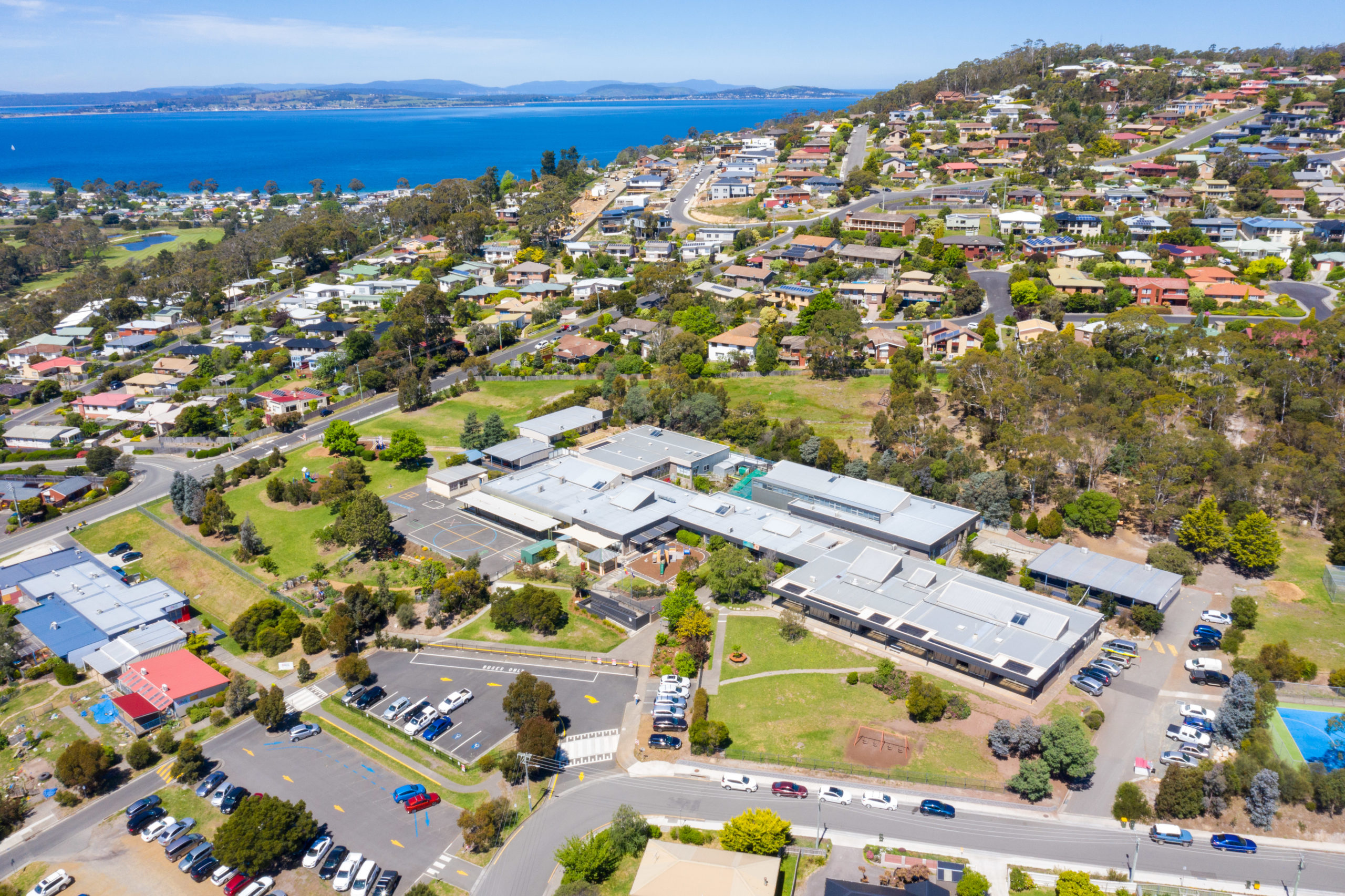 Aerial photo of Kingston Primary School